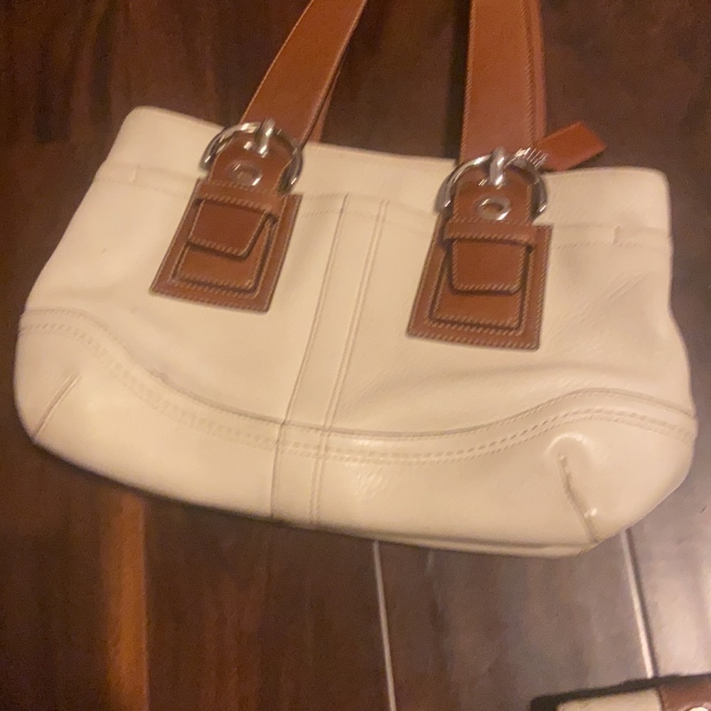 Coach cream & brown purse wallet set - Picture 4 of 16